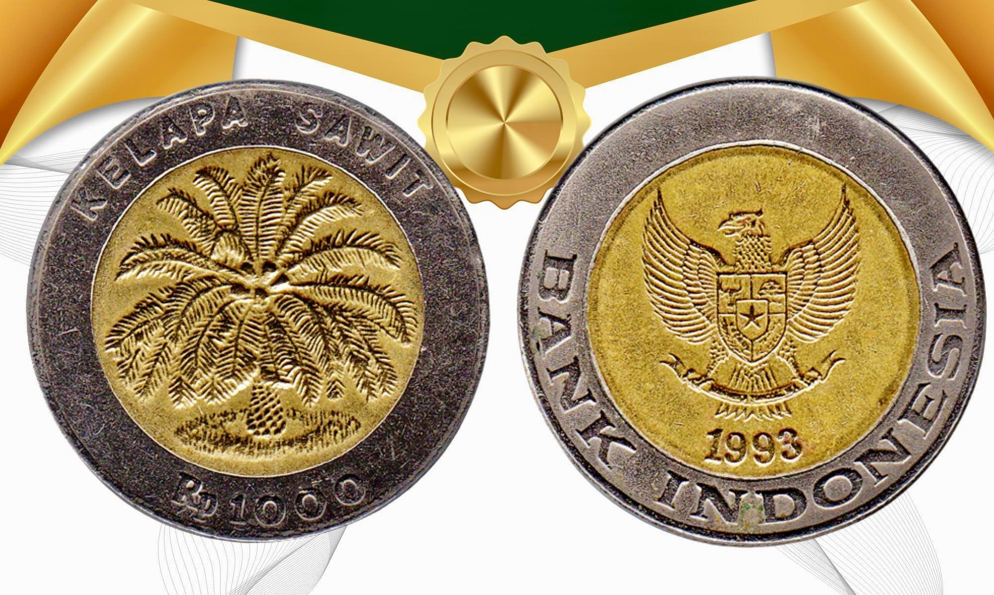 Wow! Setelah Ditarik dari Peredaran, Uang Koin 1000 Kelapa Sawit Dijual hingga 100 Juta di Toko Online