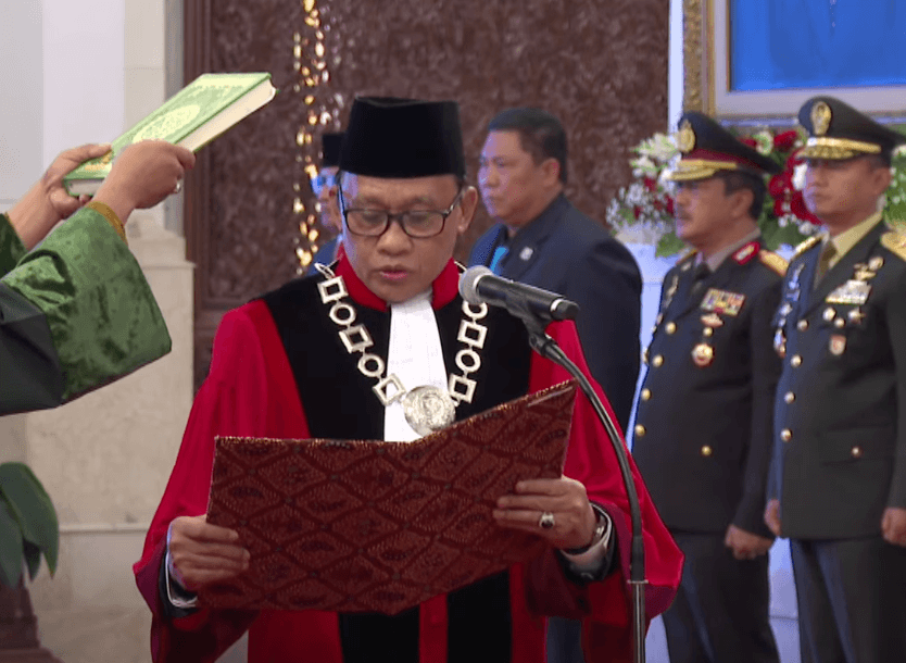 Mantan Humas MA Ridwan Mansyur Resmi Dilantik Jokowi jadi Hakim MK