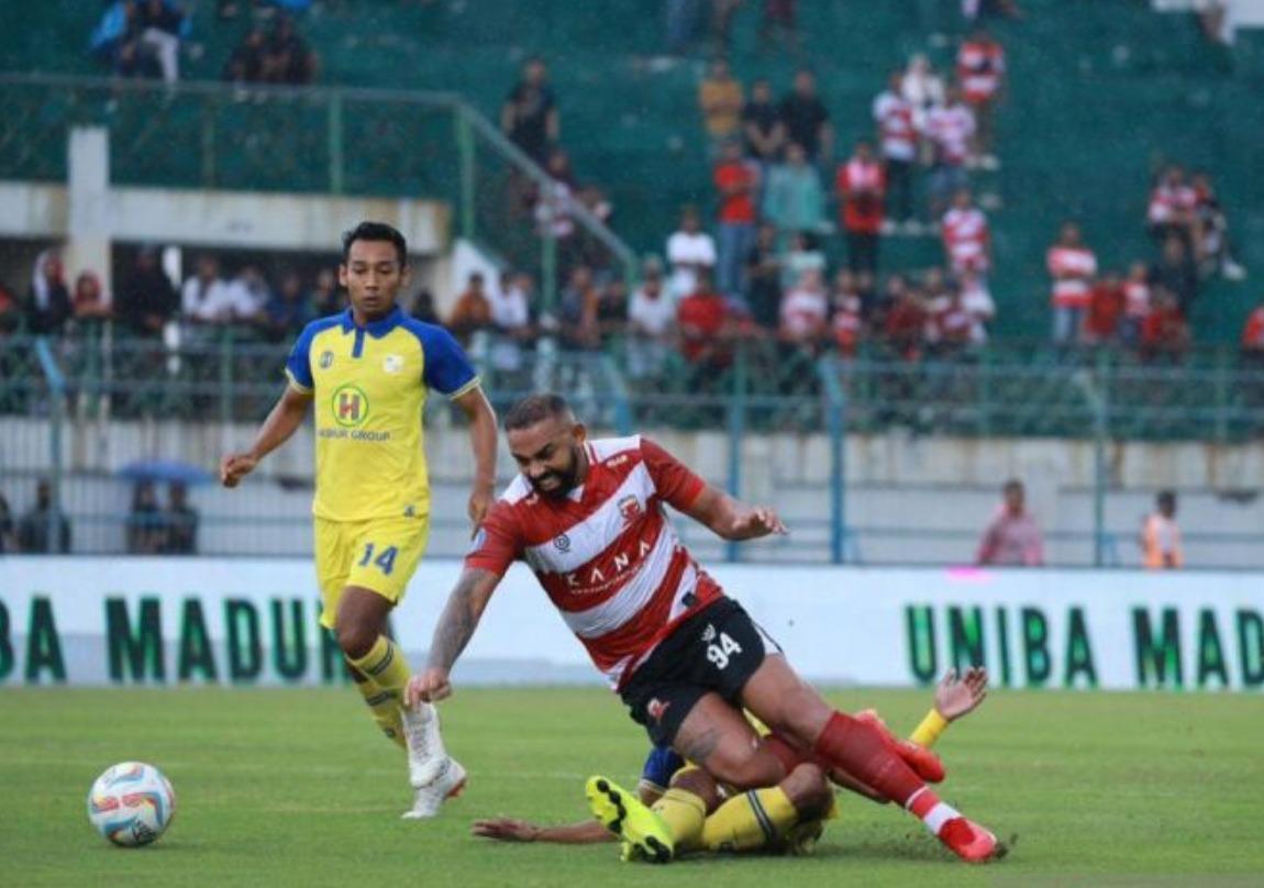 Sempat Ketinggalan, Madura United Bantai Barito Putra 4-1