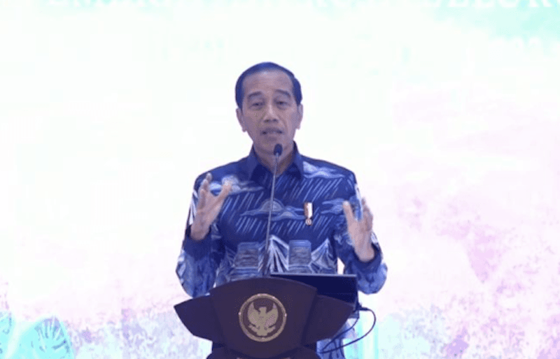 Presiden Kritik Desain Arsitektur Daerah Dicat Warna Partai Politik