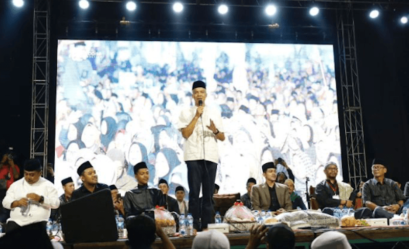 Ganjar Pesan Jaga Kerukunan-Kedamaian di Temanggung