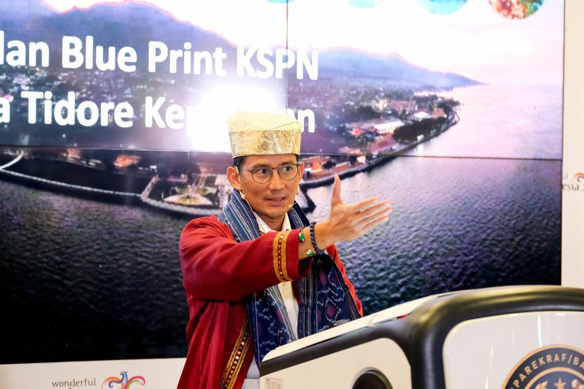 Menparekraf Dukung Cetak Biru KSPN Kota Tidore Kepulauan Malut