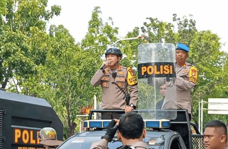 Polisi Terjunkan 840 Personel Amankan Aksi Buruh di Patung Kuda