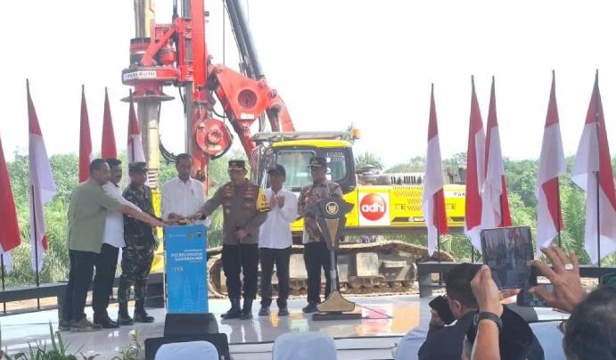 Jokowi Resmikan Pembangunan Polres Khusus IKN, Anggaran Capai Ratusan Miliar