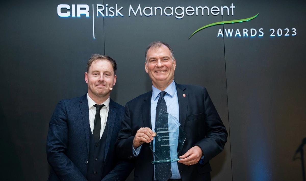 BUMI Dinobatkan Jadi Pemenang International Risk Management pada CIR Risk Management Awards 2023