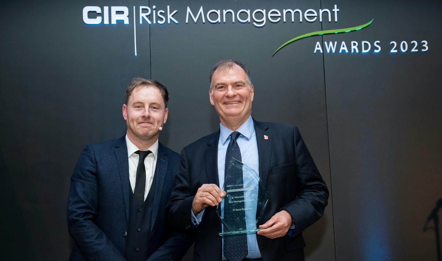 BUMI Dinobatkan Jadi Pemenang International Risk Management pada CIR Risk Management Awards 2023