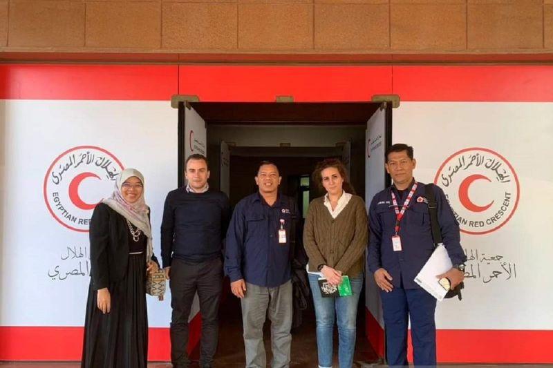 Bahan Pangan dan Obat-Obatan Dibutuhkan Gaza, Tim PMI di Mesir Kirim Bantuan
