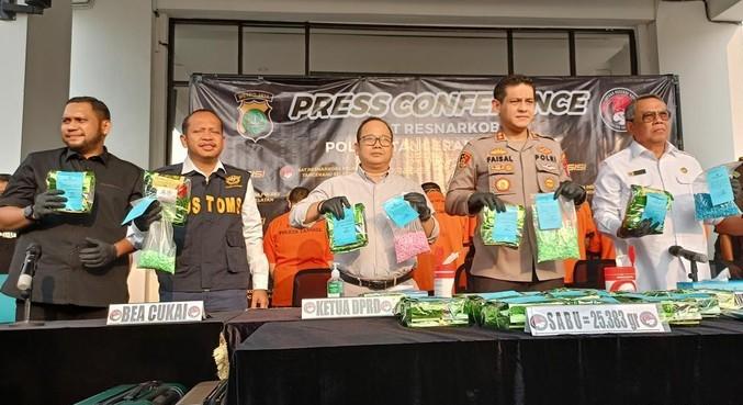 Sepanjang 2023, Polda Sumut Telah Sita 1.111,3 kilogram sabu-sabu