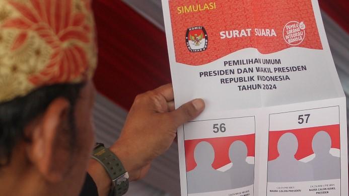Geger Surat Suara Simulasi Hanya Dua Kolom, Apa Kata Bawaslu?