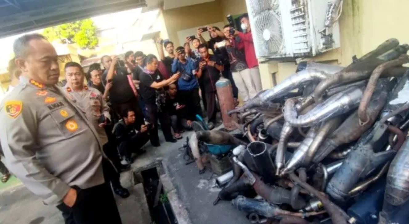 Larangan Knalpot Berisik Masuk dalam Syarat Izin Kampanye Pemilu 2024