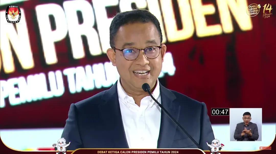 Jokowi Komentari Debat Pilpres Serang Personal, Anies: Semua soal Kebijakan