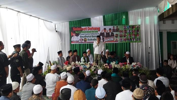 Anies-Cak Imin Dapat Dukungan dari Kiai Ponpes Raudlatul Bannat Sukabumi