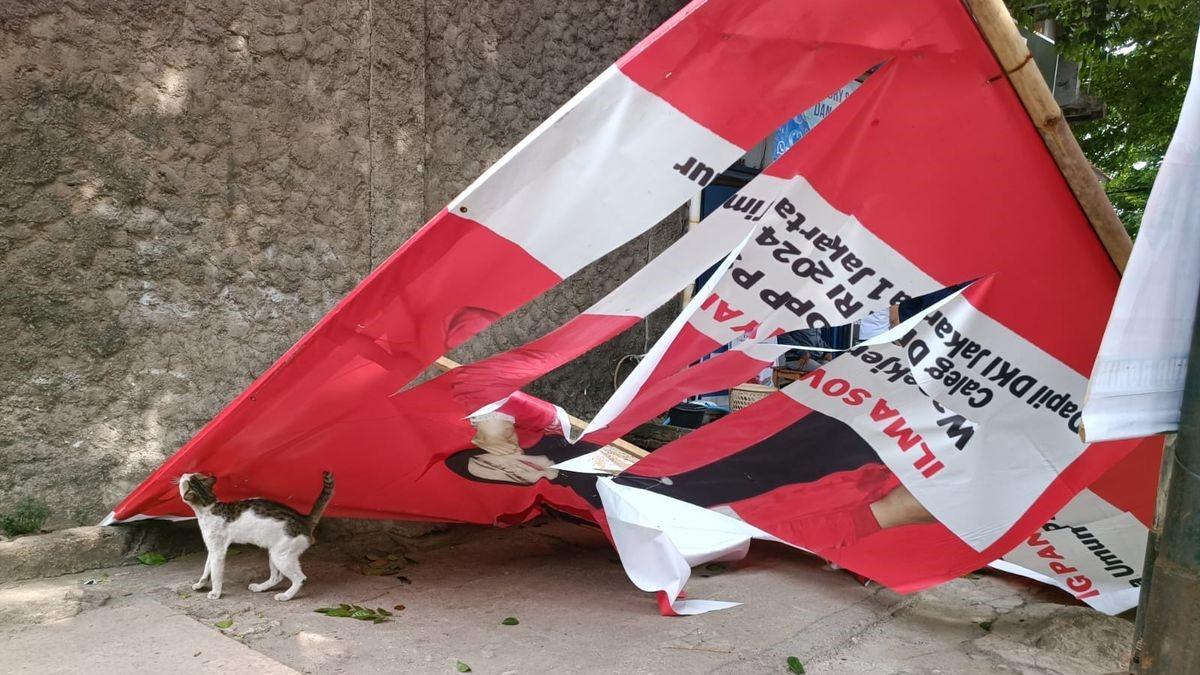 PSI Desak Caleg Kroscek Kelayakan APK Buntut Baliho Roboh Timpa Pemotor di Cakung