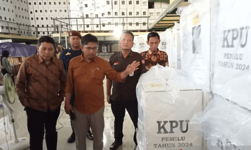 KPU Garansi Proses Pengemasan Logistik Pemilu Selesai 1 Februari