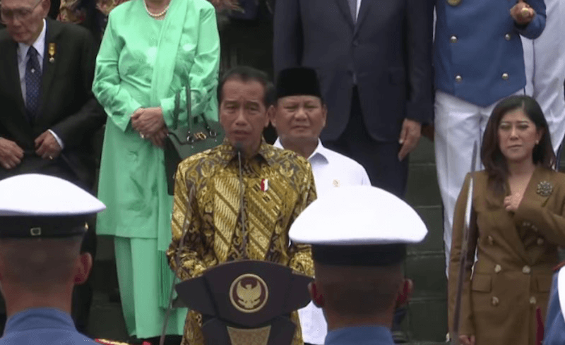 Didampingi Prabowo, Ini Pesan Presiden Joko Widodo kepada Akmil TNI