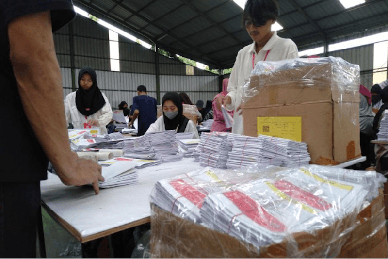 Tingkat Kerusakan Surat Suara 0,2 Persen, KPU Semarang:  Karena Proses Produksi