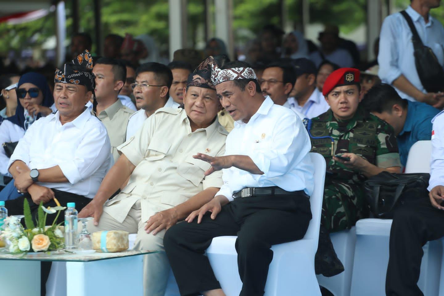 Prabowo Juluki Mentan Amran Panglima Pangan