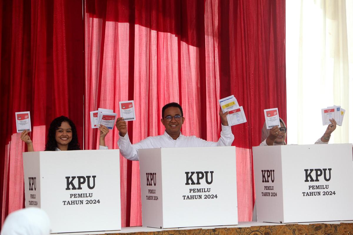 Anies Gunakan Hak Pilih