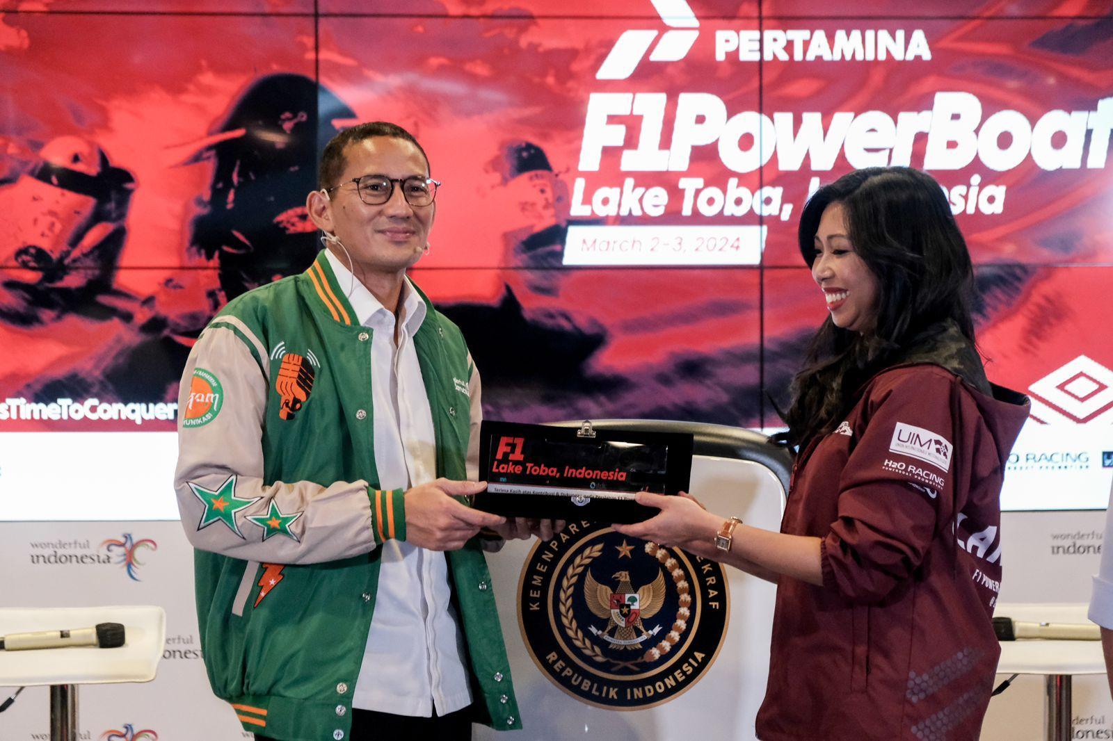 F1 Powerboat akan Kembali Digelar pada Maret 2024 di DPSP Danau Toba