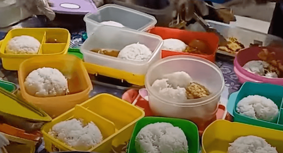 Simulasi Makan Siang Gratis Prabowo-Gibran di Tangerang, Siswa Bilang Gini