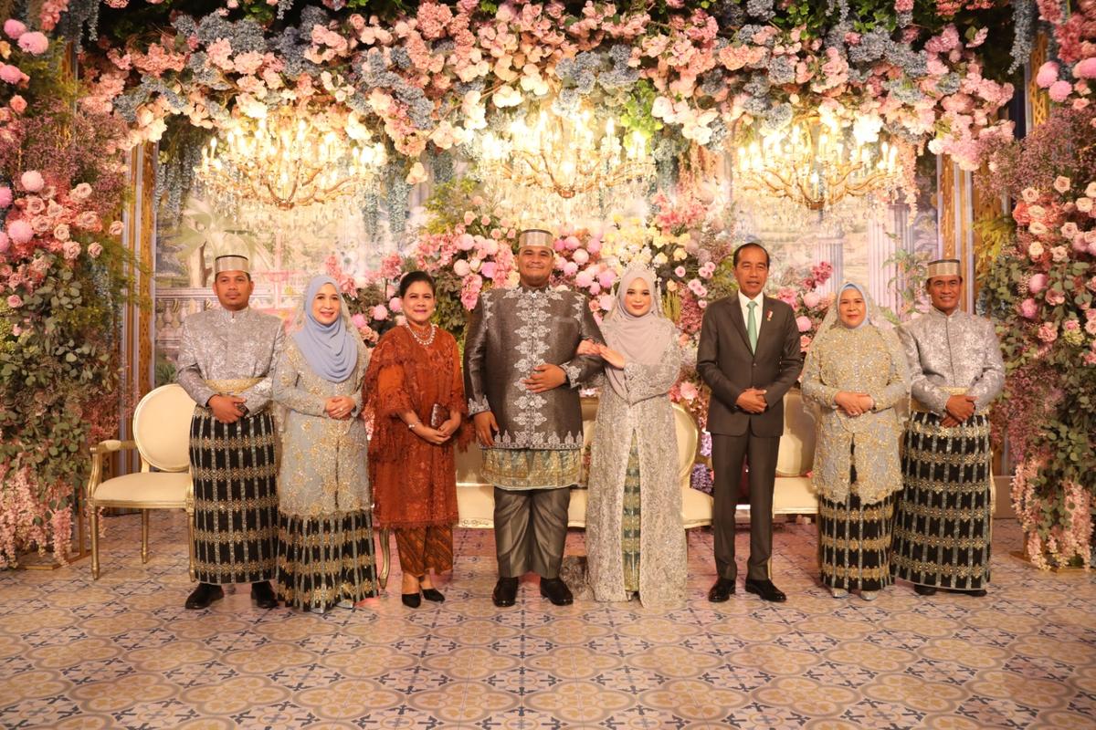 Jokowi, SBY, JK dan Try Sutrisno Hadiri Resepsi Pernikahan Putra Mentan Andi Amran
