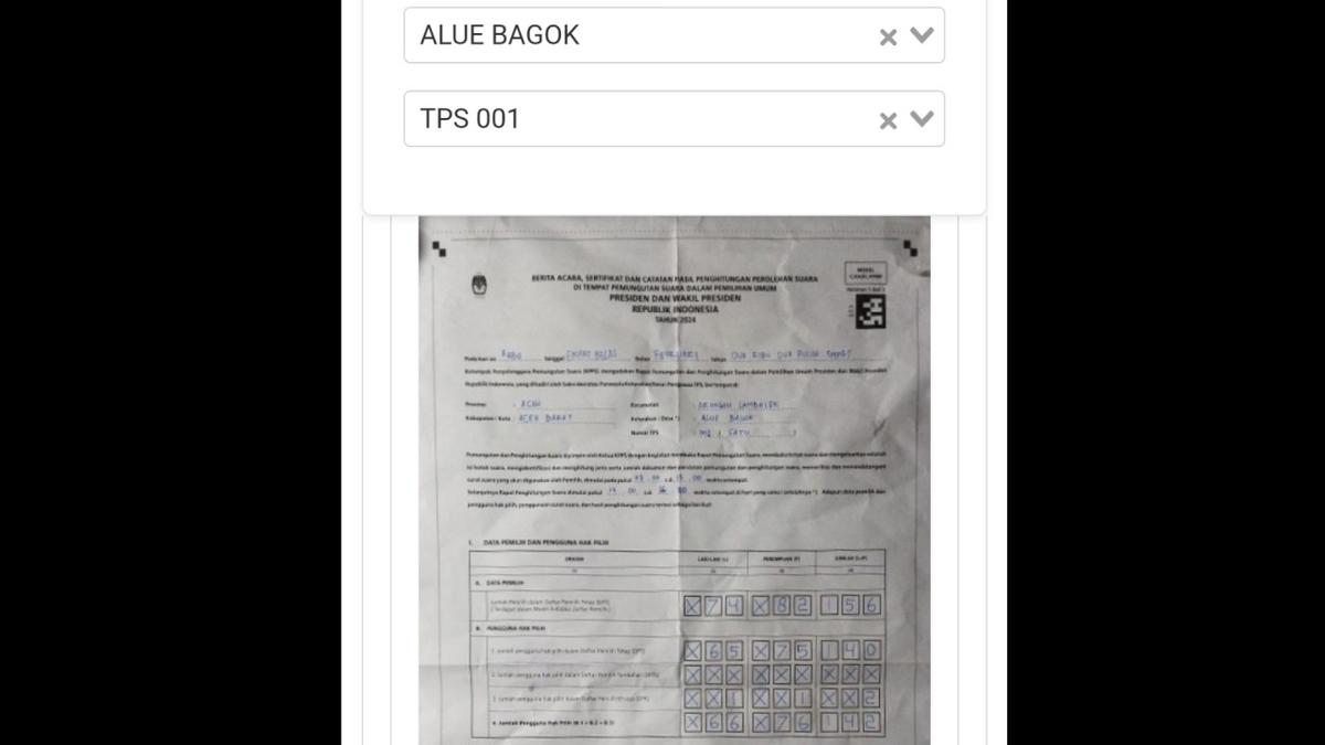 Ternyata Masih Ada Formulir C Hasil Pemilu Belum Di-upload di Sirekap, Ini Dalih KPU