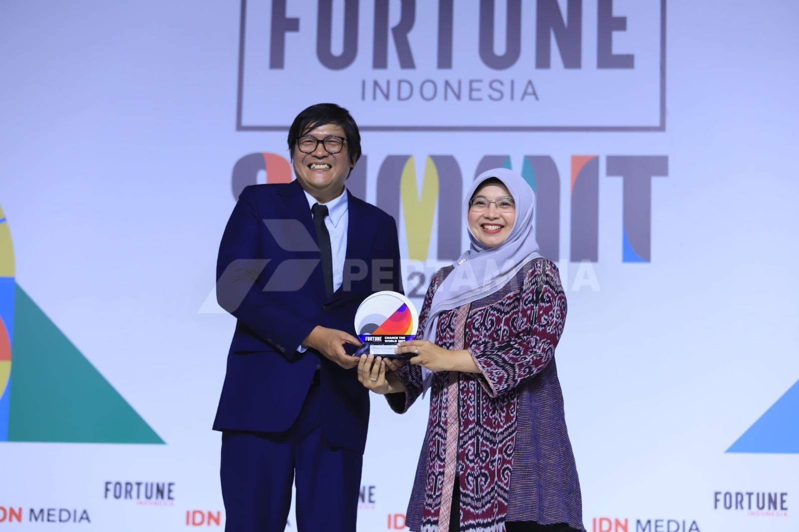 Pertamina Raih 3 Apresiasi Fortune Indonesia Change The World 2023