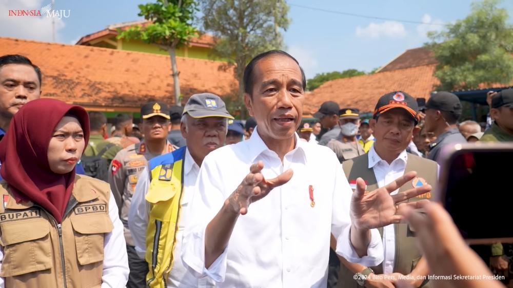 Jokowi Singgung Pembalakan Liar Akibatkan Banjir Demak