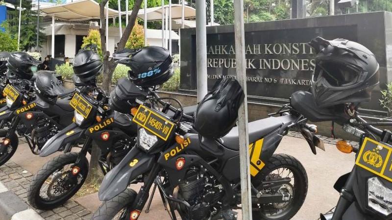 MK Gandeng Polri Pertebal Pengamanan jelang Sidang Sengketa Pemilu 2024