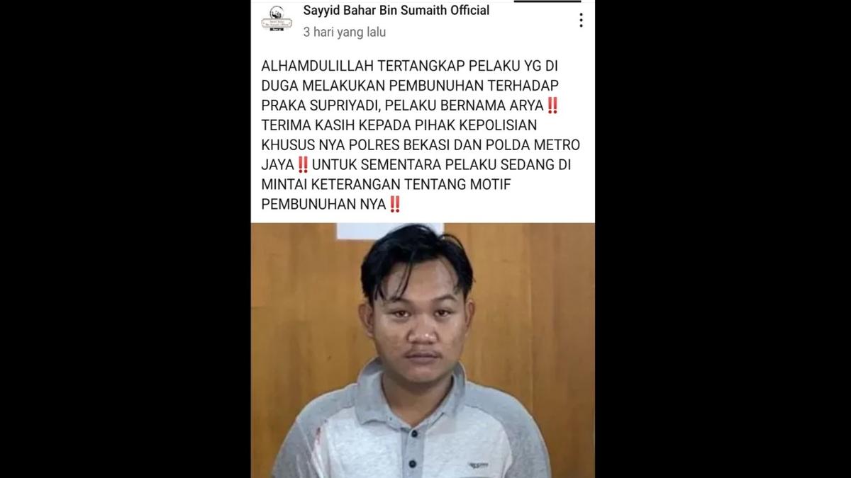 Sempat Dikira Kecelakaan, TNI yang Tewas di Pinggir Jalan Ternyata Dibunuh, Ini Pelakunya..