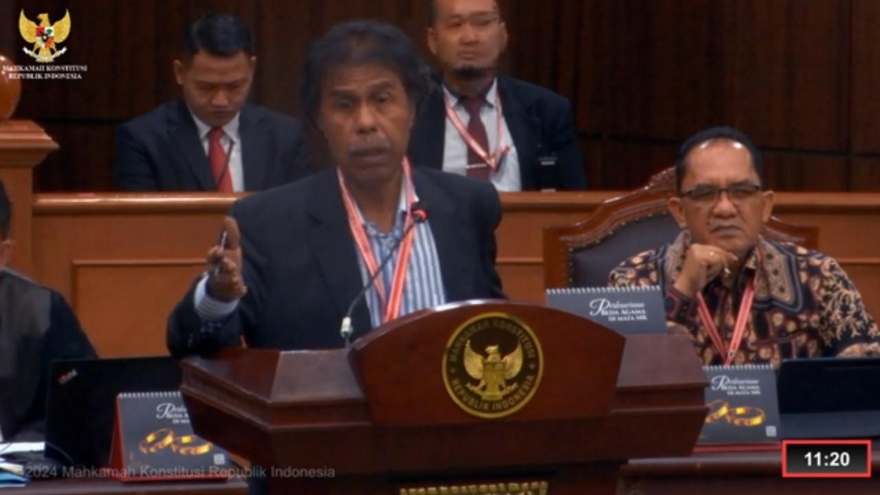 Saat Ahli Prabowo Margarito Kamis Bikin Ketua MK Ngakak, Hadirin Pun Tertawa Terbahak-bahak
