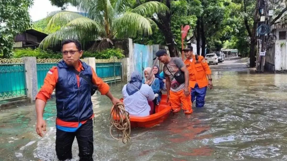 7 Ruas Jalan di Jakarta Banjir Imbas Hujan Deras