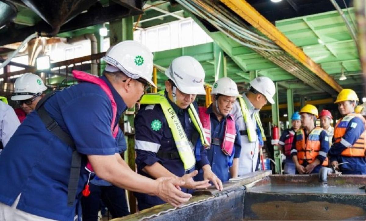 Petinggi Kementerian BUMN Kunjungi PT Timah