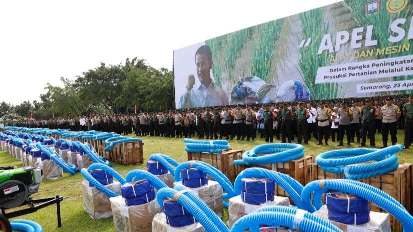 Kementan Gelontorkan 10.000 Unit Pompa Air Dongkrak Produksi Beras Jateng
