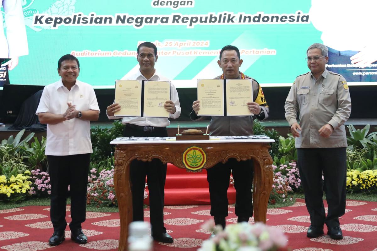 Kapolri: Mentan Amran Sahabat Saya, Kami Dukung Penuh Swasembada