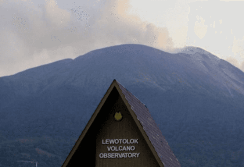 Jumlah Gempa di Gunung Ile Lewotok Meningkat Signifikan