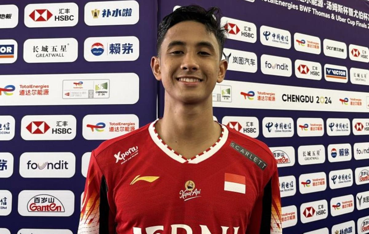 Alwi Bawa Indonesia Menang Telak 5-0 atas Inggris di Piala Thomas