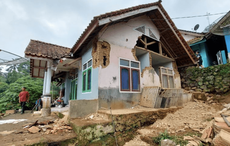 267 Rumah Rusak Terdampak Gempa Magnitudo 6,2 di Garut