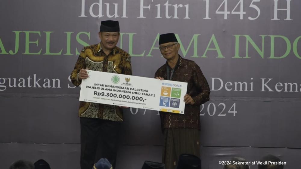 MUI Salurkan Rp9,3 M via Baznas untuk Bantu Warga Gaza