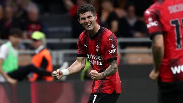 AC Milan Tekuk Cagliari 5-1, Pulisic Cetak Brace Gol