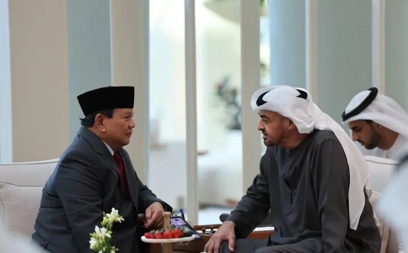 Prabowo Bertemu Presiden UEA di Abu Dhabi, Bahas Kerja Sama Pertahanan
