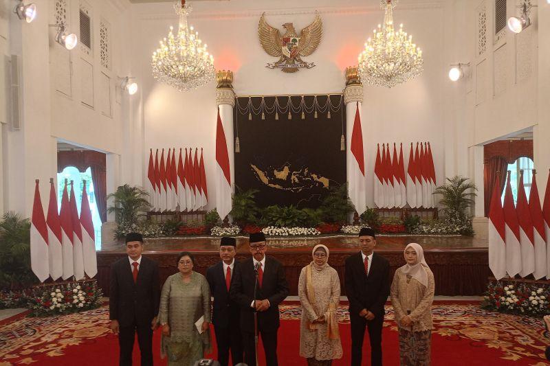 7 Anggota LPSK Ucapkan Sumpah di Depan Presiden Jokowi