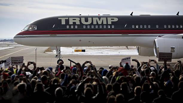 Jet Pribadi Milik Trump Tabrakan di Bandara Florida