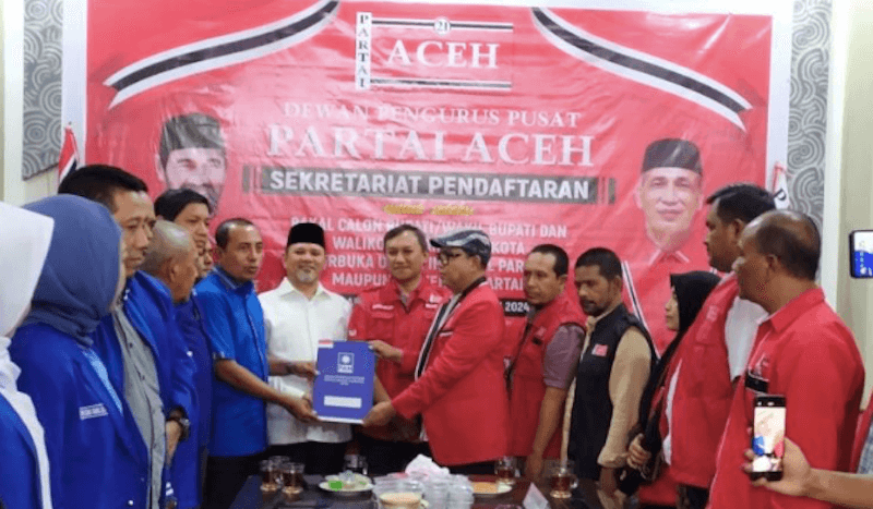 Empat Ketua Parpol Daftar jadi Bakal Cawagub Partai Aceh