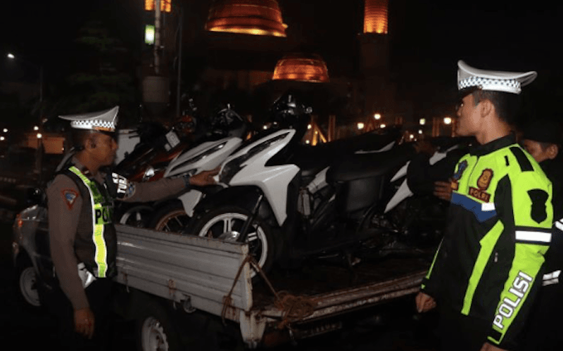 TNI-Polri Razia di Sukabumi, 19 Motor Disita