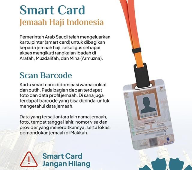 Ini Fungsi Smart Card yang Wajib Dijaga Jemaah Haji di Armuzna