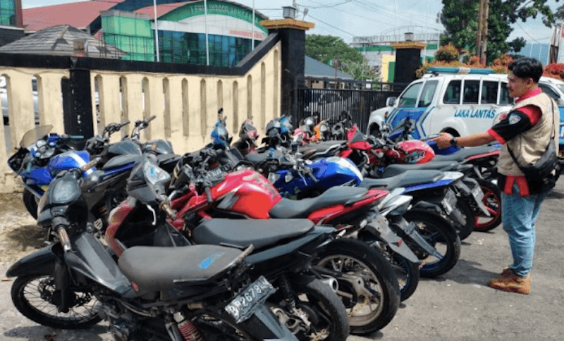96 Pengendara Motor Ditilang karena Pakai Knalpot Brong
