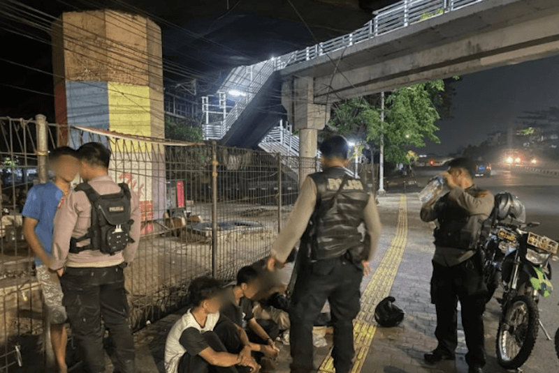 Konvoi Sambil Bawa Sajam, Empat Remaja di Grogol Petamburan Ditangkap