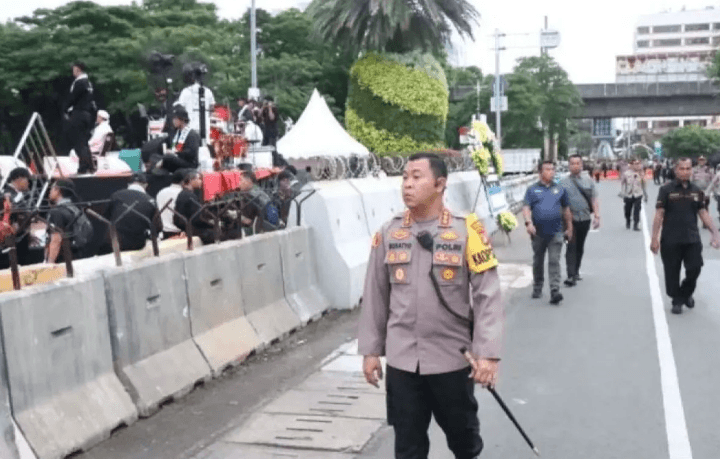 296 Personel Diterjunkan Amankan Aksi di Gedung Parlemen
