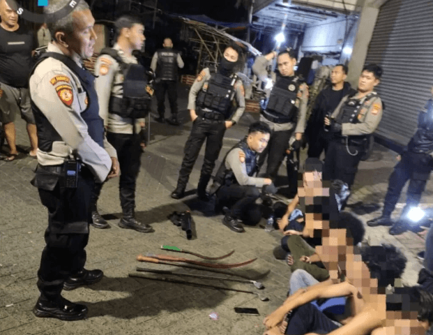 Polisi Rutin Gelar Patroli di Titik Rawan Tawuran dan Balap Liar di Jakarta Pusat